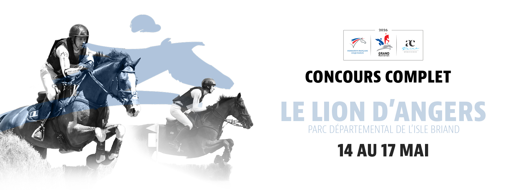 Évènement : Le Grand National FFE fait étape au Parc Départemental de l’Isle Briand !